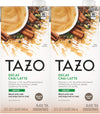 Tazo Decaffeinated Chai Latte Black Tea Concentrate (Pack Of 2), 32 Oz With Coasters