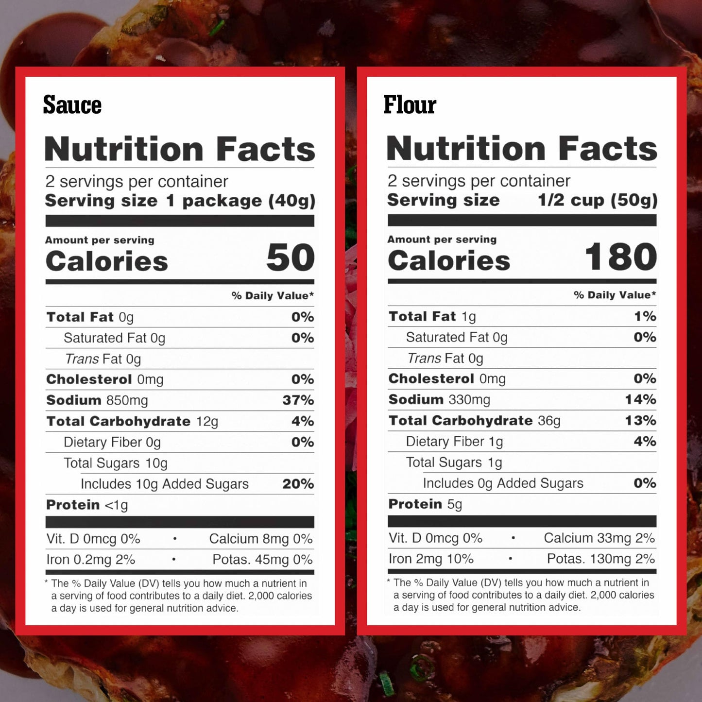 Otafuku Okonomiyaki Kit- Includes Flour and Sauce for Japanese Savory Pancakes (6 Kits)