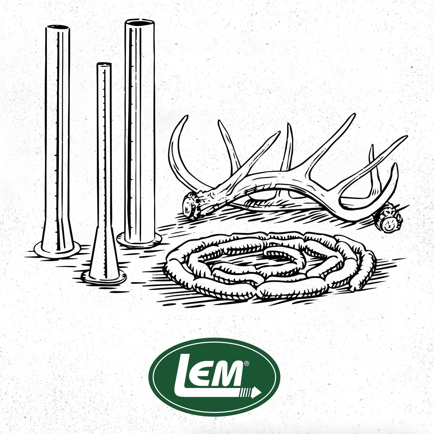 LEM Products Clear Smoked Collagen Casings 19mm Edible Sausage Casings Stuffs Approximately 16 Pounds Per Pack Great for Snack Sticks Hot Dogs Metts Andouille Brats and More 2-Pack