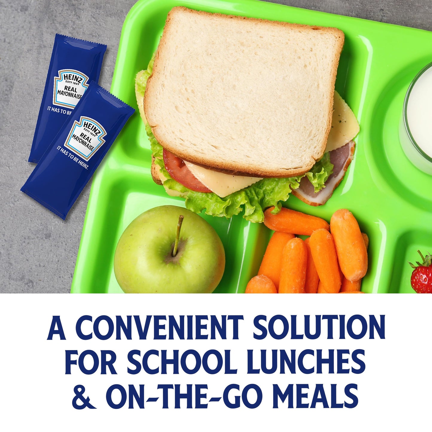 Heinz Real Mayonnaise Single Serve Packet (0.4 Oz Packets, Pack Of 200)