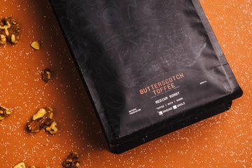 Butterscotch Toffee Coffee Brand Coffee Ground Flavored | Experience The Sweetness Of Butterscotch And Toffee Bits With Medium R