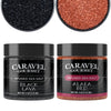 Pacific Sea Salts 2-pack - Hawaiian Alaea Red & Black Lava - Infused With Baked Red Alaea Clay & Activated Charcoal - Flavorful,