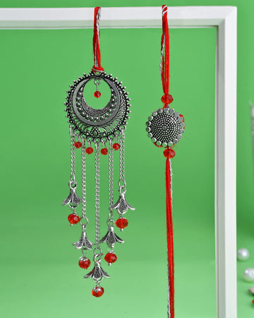 Rakhi For Bhaiya Bhabhi Rakhi Gift Pack Lumba Rakhi Set Dry Fruits Combo Pack Rakhi For Bhabhi Rakhi With Dry Fruits Red L10 Tra