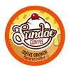 Sundae Ice Cream Flavored Coffee Pods, Compatible With 2.0 Keurig K-Cup Brewer, (Toffee Crunch) 48 Count