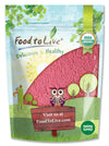 Food to Live Organic Cranberry Powder, 1 Pound - Non-GMO, Unsulfured, Raw, Dried Fruit, Vegan, Bulk, Great for Juices, Smoothies