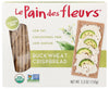 Le Pain Des Fleurs Crispbread, Buckwheat, 5.3 Ounce