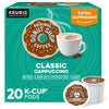 The Original Donut Shop One-Step Classic Cappuccino, Keurig Single-Serve K-Cup Pods, 20 Count (Pack of 1)