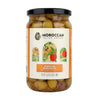 Moroccan Olive Grove Mixed Olives with Sweet Peppers, Cumin & Coriander, 26.28oz (740g), Premium Handpicked, 1 Pack
