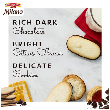 Pepperidge Farm Milano Cookies, Chocolate Orange, 7 Oz Bag