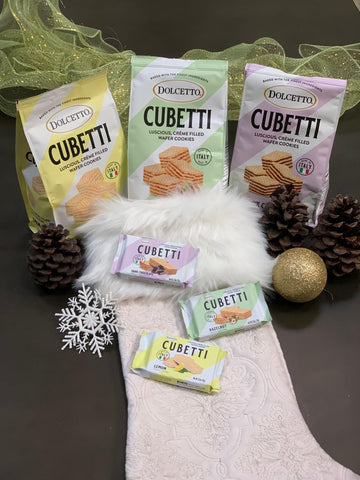 Dolcetto Wafer Cookies, Dark Chocolate, Cream Filled, 8.8 oz (Pack of 3), Halal, Made in Italy, Bite-Sized Crispy Treats