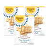 Simple Mills Almond Flour Crackers, Fine Ground Sea Salt - Gluten Free, Vegan, Healthy Snacks, 4.25 Ounce (Pack of 3)