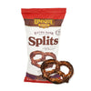 Unique Snacks Extra Dark Splits Pretzels, Original Split-Open Pretzels, Delicious Homestyle Baked Snack Bag, Vegan, OU Kosher, a