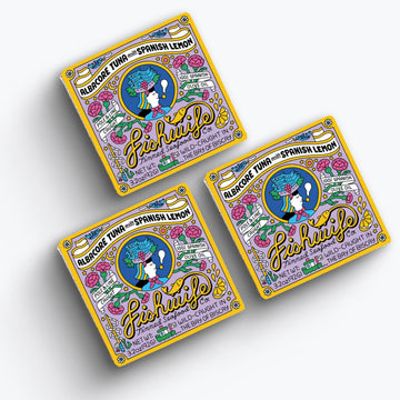 Fishwife Lemon Tuna 3-Pack (3.2 Ounce) | MSC-Certified Sustainable Seafood, High Protein, Gluten Free | Handpacked in BPA-Free T