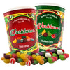 Needzo Old Fashioned Christmas Candy Assortment, Original and Filled Hard Candies, Bulk Tubs of Assorted Flavors for Bowl Filler