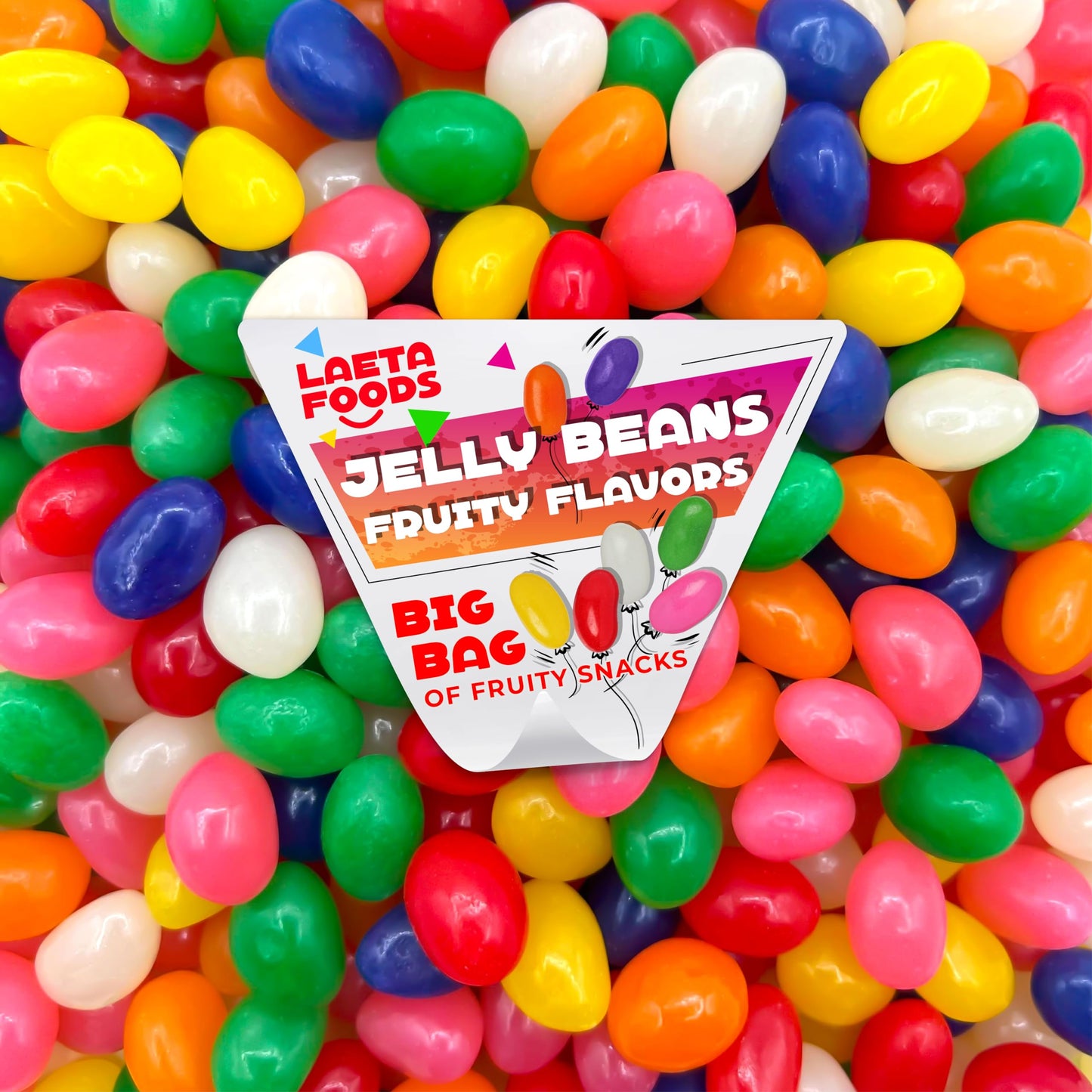 Classic Jelly Beans Candy Assorted Fruit Flavors (2 Pound Bag)