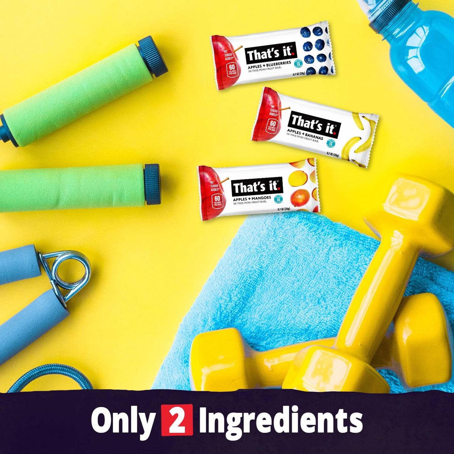 Thats it. Mini Fruit Bars Gift Pouch (Variety 36 Count) No Sugar Added, Plant-Based, Vegan & Gluten Free, Paleo, Non GMO, Fiber