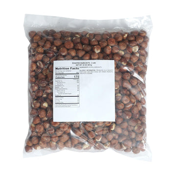 Roasted Hazelnuts, 2 Pound Bag Fresh Hazelnuts, The Hampton Popcorn & Candy Company