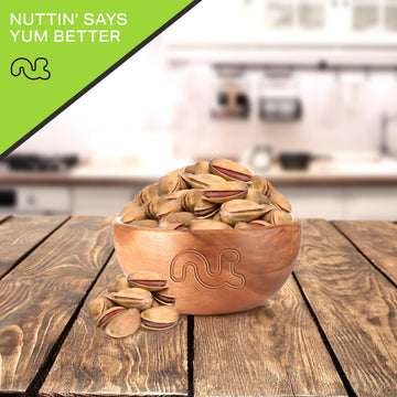 NUT CRAVINGS - Roasted & Lightly Salted Turkish Pistachios Antep (48oz - 3 LB) Packed Fresh in Resealable Bag - Nut Snack - Heal