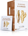 Nutra Tea - Ginger & Ginseng Tea - 40 Tea Bags - Herbal Tea - (2 Pack)