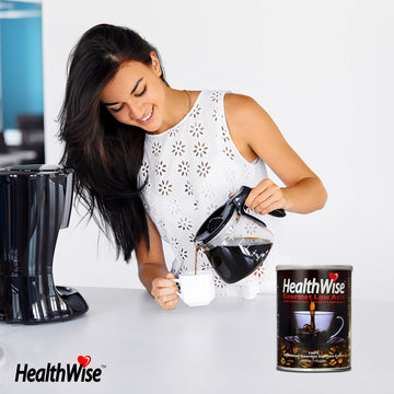 Healthwise Low Acid Ground Coffee | Colombian Arabica | Healthier Coffee For Sensitive Stomachs - Acid Reflux, Heartburn, Gastro Issues | 12 Oz - 340 Gm (9)