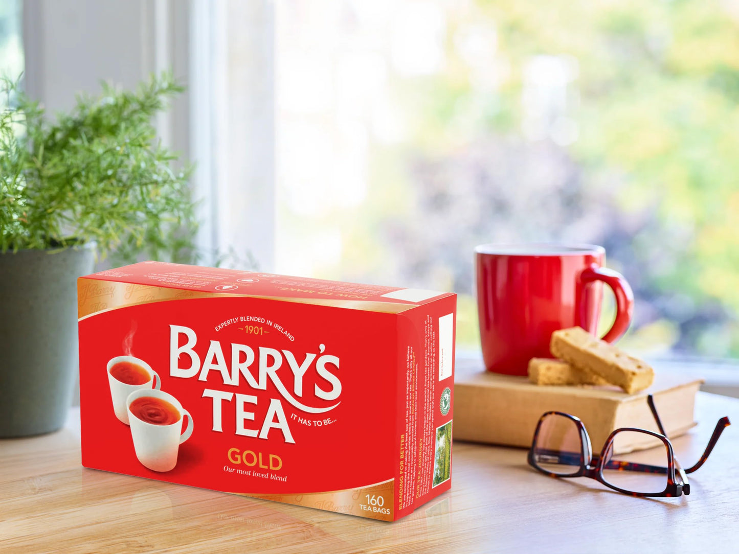 Barry'S Irish Tea Signature Gold Blend, 160 Ct (Pack Of 4)