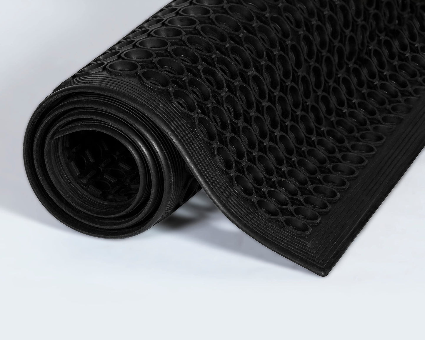 Crown Wsct35Bk Safewalk-Light Drainage Safety Mat, Rubber, 36 X 60, Black