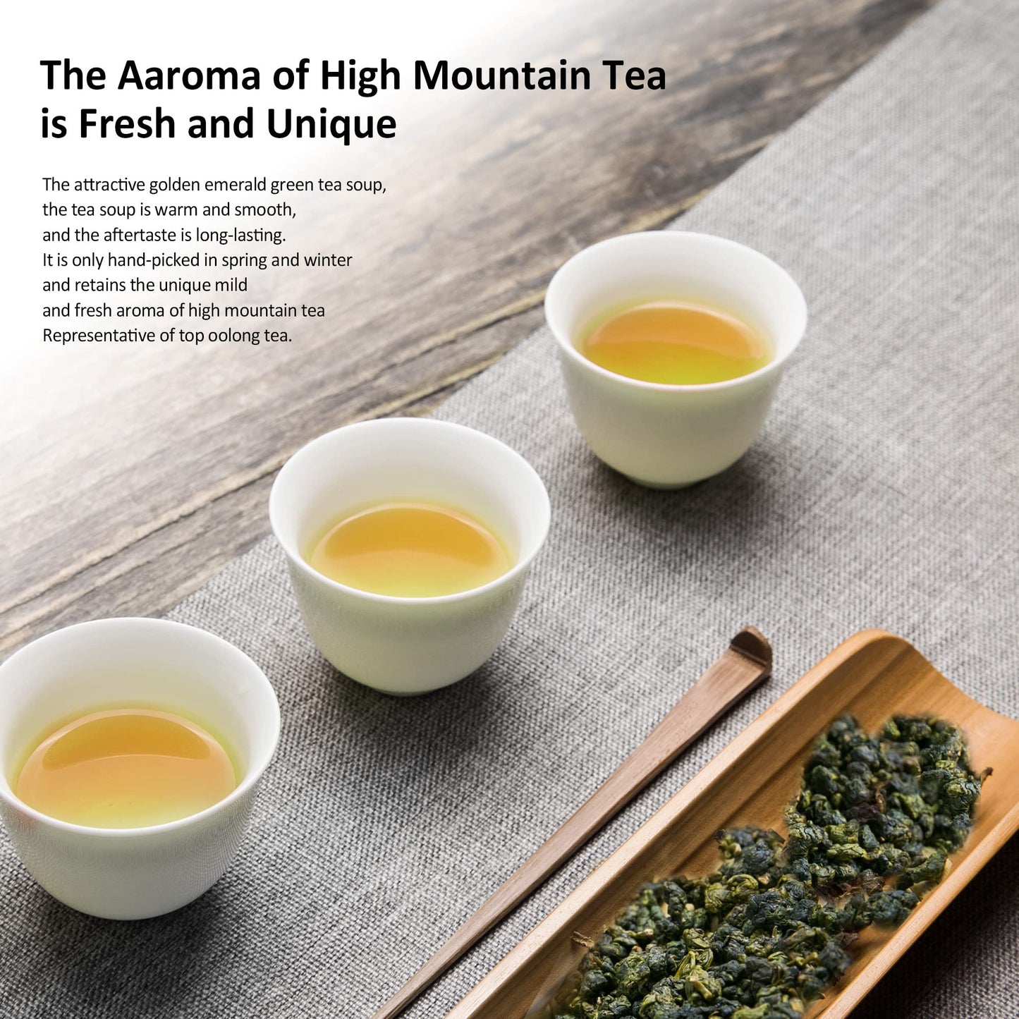 Xin Qing Taiwan Alishan Oolong Tea Tea Alishan Tea Taiwan High Mountain Oolong Tea Taiwan Gaoshan Ulong Tea Oolong Tea Loose Lea