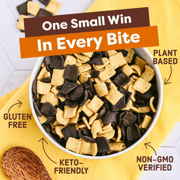 Catalina Crunch Chocolate Peanut Butter High Fiber Cereal 4 Pack | Low Carb, Sugar Free, Gluten Free | Vegan, Plant Based Protein | Breakfast Protein Cereals | Keto Friendly Food