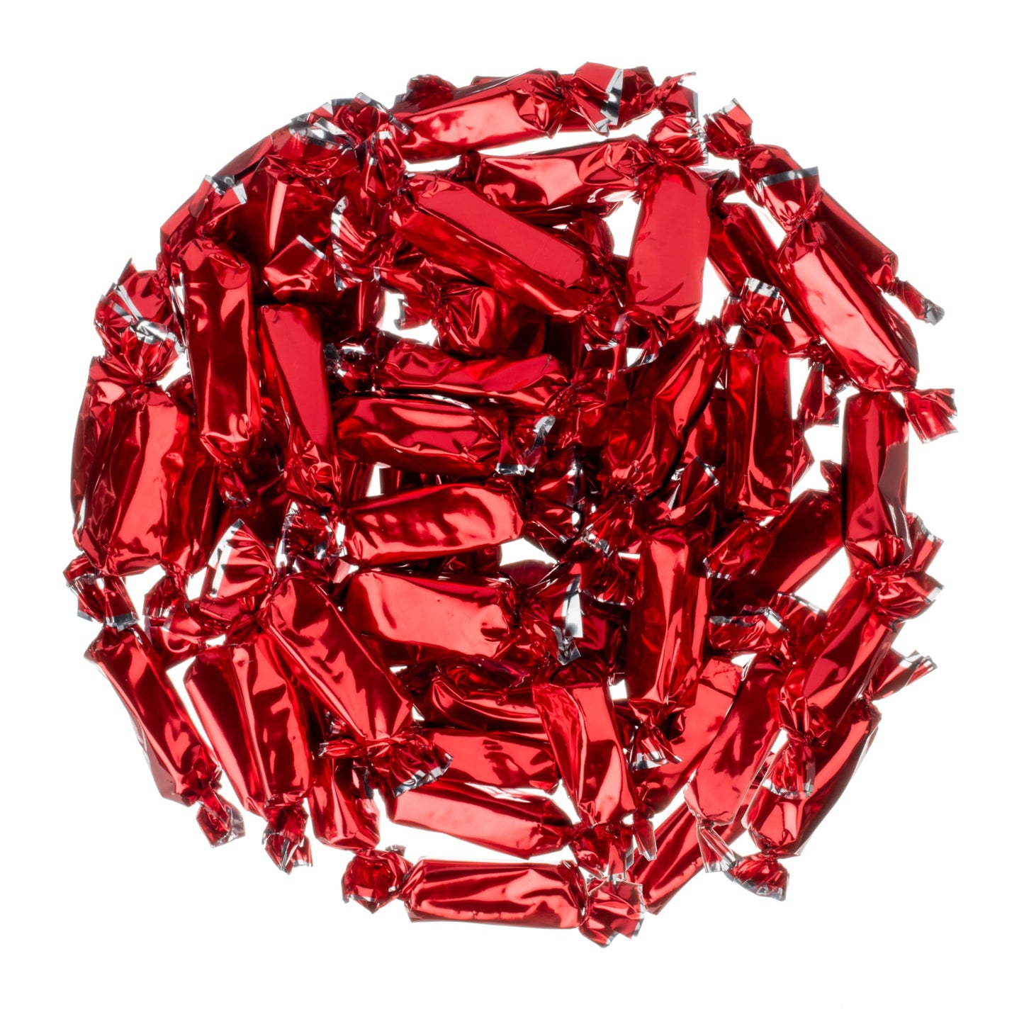 Candy Envy Milk Caramels - Red Individually Wrapped - 2 Pound Bag - Approx. 200 Pieces - Red Color - Model RedCaramelsFBM