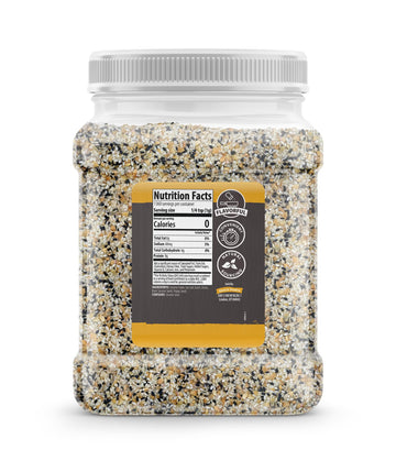 Birch & Meadow 3 lb of Everything Bagel Seasoning, Pre-Mixed Spices & Seeds, Crunchy Texture