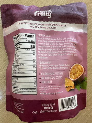 Nuttyfruity Passion Fruit 18 Oz, Infused With Passion Fruit Juice (Pack Of 2)