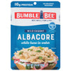 Bumble Bee Chunk White Albacore Tuna In Water, 2.5 Oz Pouch - Ready To Eat Wild Caught Tuna Packet - 16G Protein Per Serving, High In Omega-3S - Non-Gmo, Gluten Free, Kosher