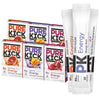 Pure Kick Energy Singles To Go Drink Mix Variety Pack 2 Boxes Of Each Flavor - Blood Orange Mango Acai And Black Cherry Pomegranate (36 Single Servings)