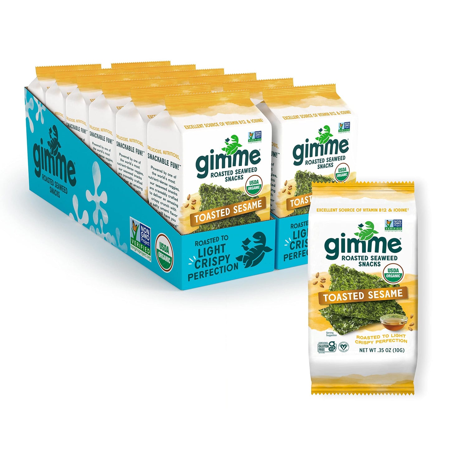 Gimme Organic Roasted Seaherbal Product Tstd Sesame .35 Oz