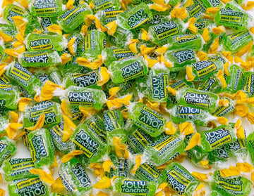 Jolly Rancher Hard Candy Green Apple Original Flavor 1 Lb - Bulk Bag, Individually Wrapped (74 Pieces)