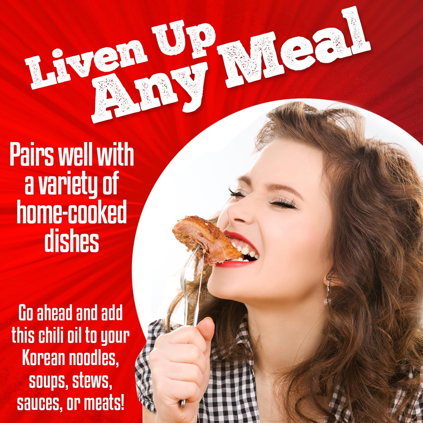 Fusion Select 350G Chili Crisp Oil - Crunchy Garlic Chili Oil, Umami Seasoning With Hot Peppers For Korean Ramen, Spicy Noodles,