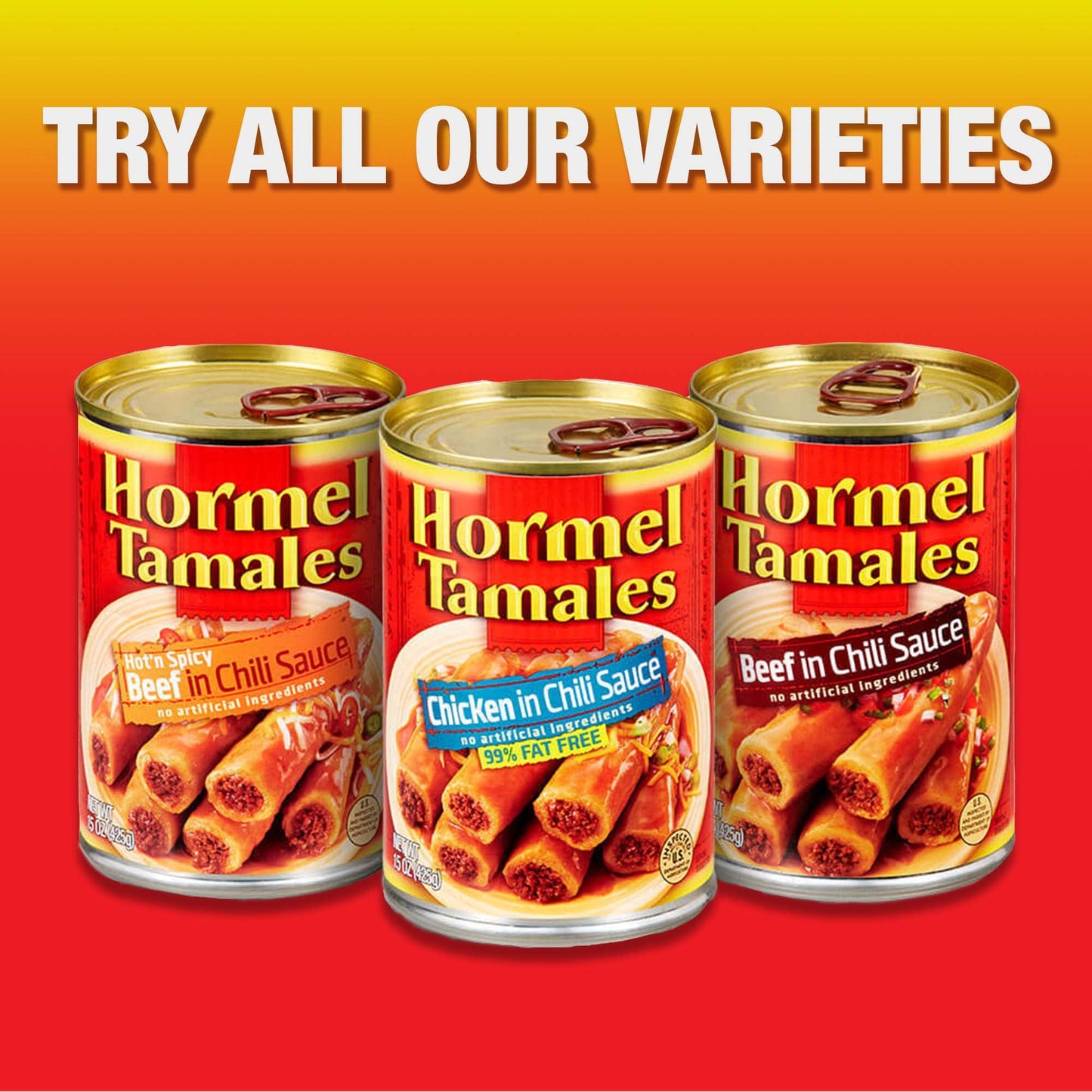 Hormel Beef Tamales, Canned Tamales, 15 Ounce (Pack of 4), Model 00213401