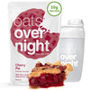Oats Overnight Cherry Pie - Overnight Oats With 20G Whey Protein High Fiber Breakfast Protein Shake - Gluten Free Oatmeal Non Gmo High Protein Oatmeal (2.7 Oz Per Meal) (8 Pack + Bottle)