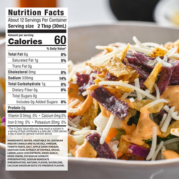 G Hughes Sugar Free French Style Dressing - Sugar Free French Dressing, French Dressing For Salad, Gluten Free French Salad Dres