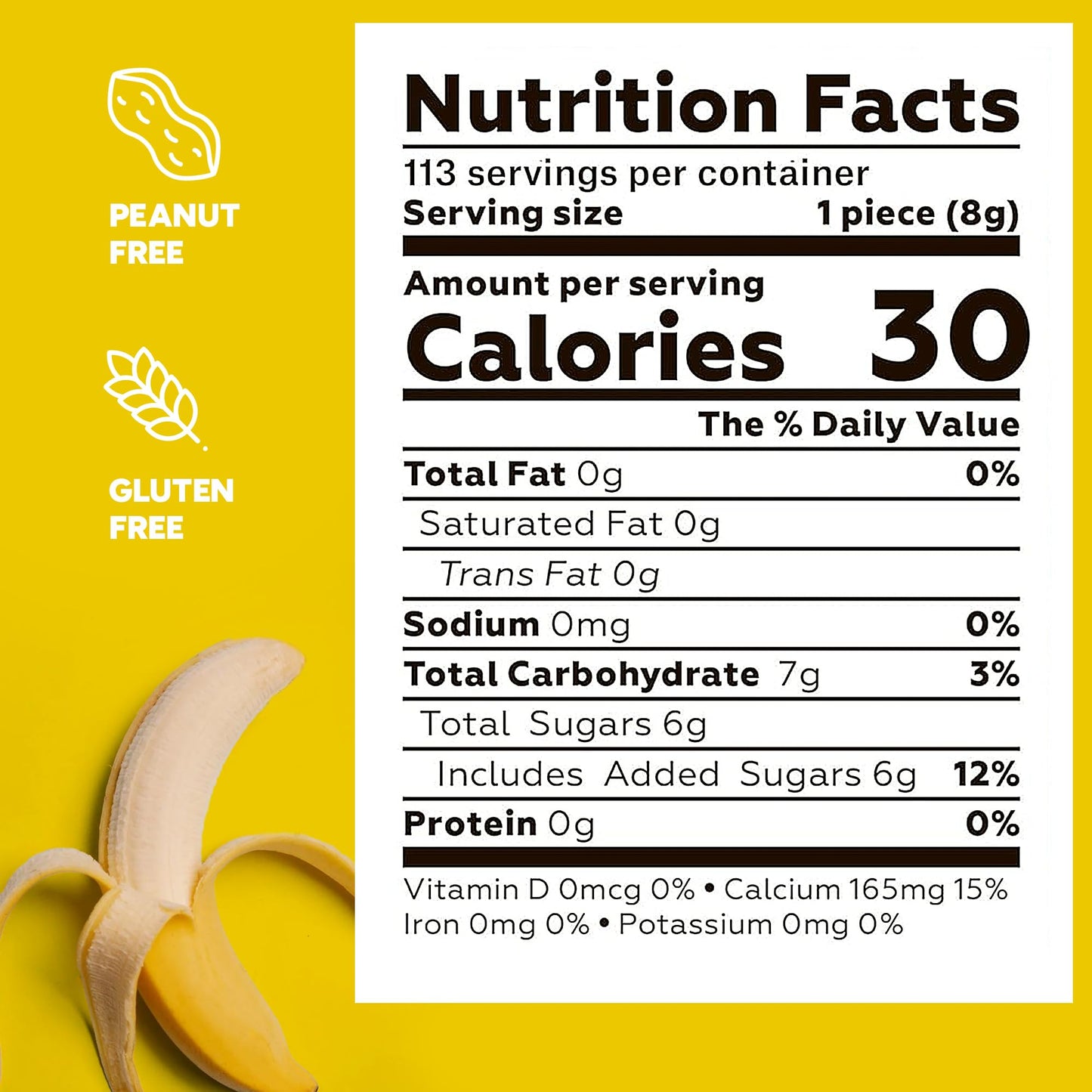 Bananas Runts Candy - 1200 Psc 1.7 Lb Hard Candy Bulk Gumball Machine Refills - Banana Candy For Cake Decorations Goody Bags Par