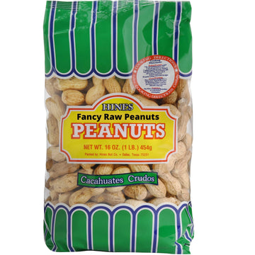 Hines Nuts Company | Peanuts Raw In Shell Bag 16Oz (Great For Making Your Own Boiled Peanuts) Ideal To Feed Outdoor Wildlife