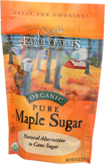 Coombs Family Farms Organic Pure Maple Sugar, Original, 6 Oz