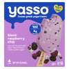 Yasso Frozen Greek Yogurt Bars Black Raspberry Chip Bars 4 Count for a ridiculously creamy frozen snack made with the goodness o