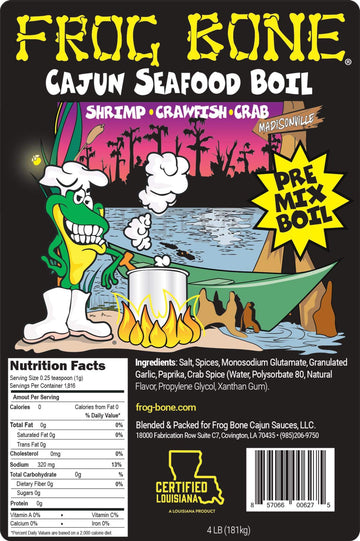 Frog Bone Cajun Seafood Boil, 4 lbs