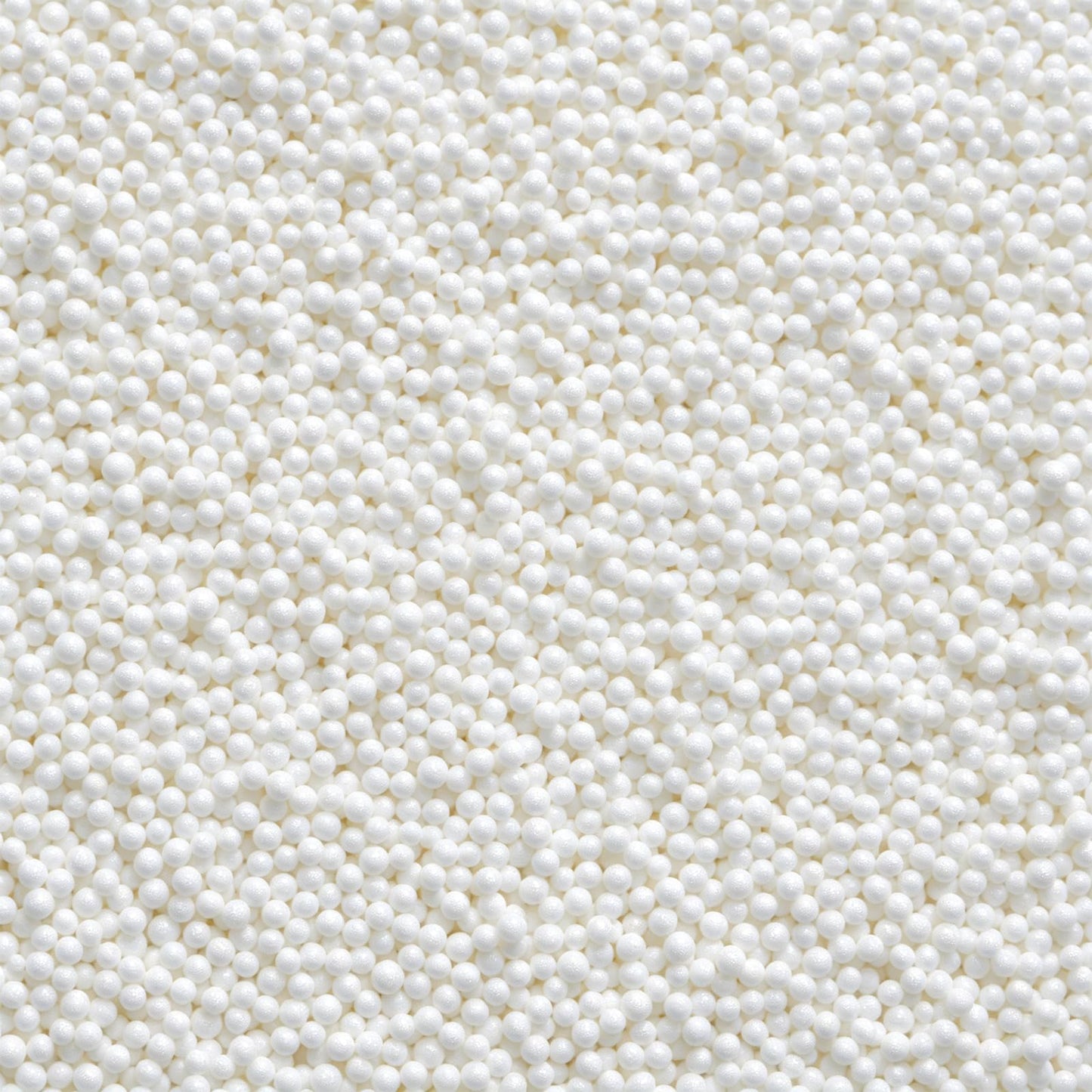 White Nonpareils Sprinkles - 4.6oz Edible 2mm Pearl Sprinkles for Cake Decorating, Cupcake, Cookie, Baking, Donuts, Ice Cream To