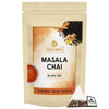 Brewix, Masala Chai Tea Bags (22 Pyramid Tea Bags) Strong, Robust & Spicy - Pure Ingredients | Black Tea, Cinnamon, Ginger, Blac