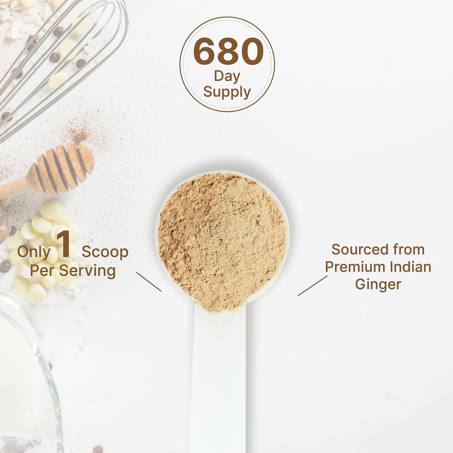 DEAL dietary product Organic Ginger Powder, Finely Ground, 3lbs, Non-GMO, Indian Origin