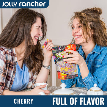 Cherry Jolly Rancher Hard Candy Original Flavor 1 Lb - Bulk Bag, Individually Wrapped (74 Pieces)