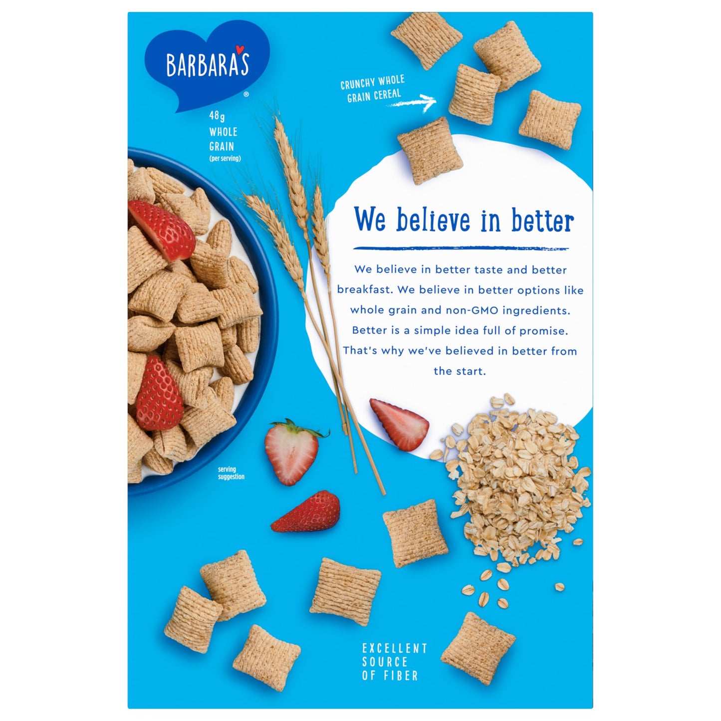 Barbaras, Non-Gmo Cereal, Morning Oat Crunch, 14 Oz (Packaging May Vary)