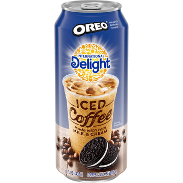 International Delight Iced Coffee, Oreo Cookie, 15 Fl Oz, Pack Of 12